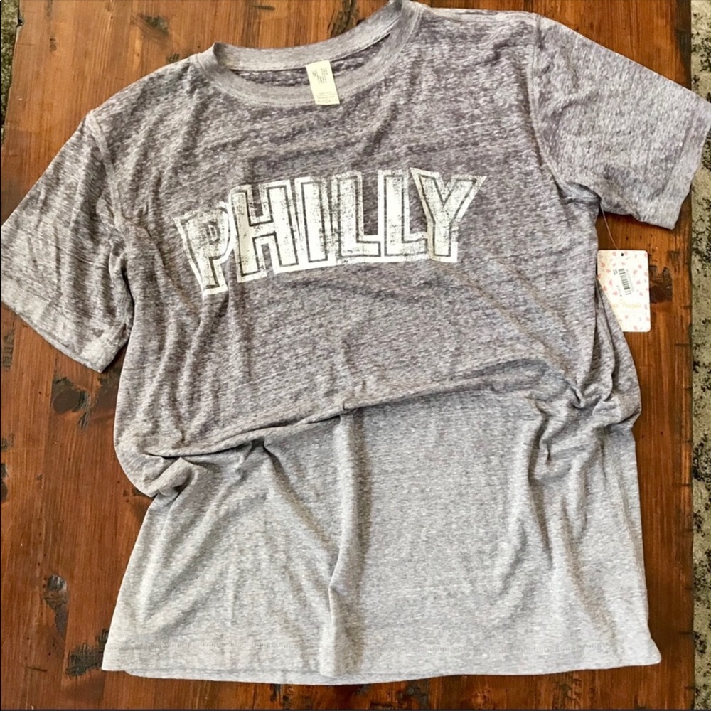 NWT free people philly graphic tee size M